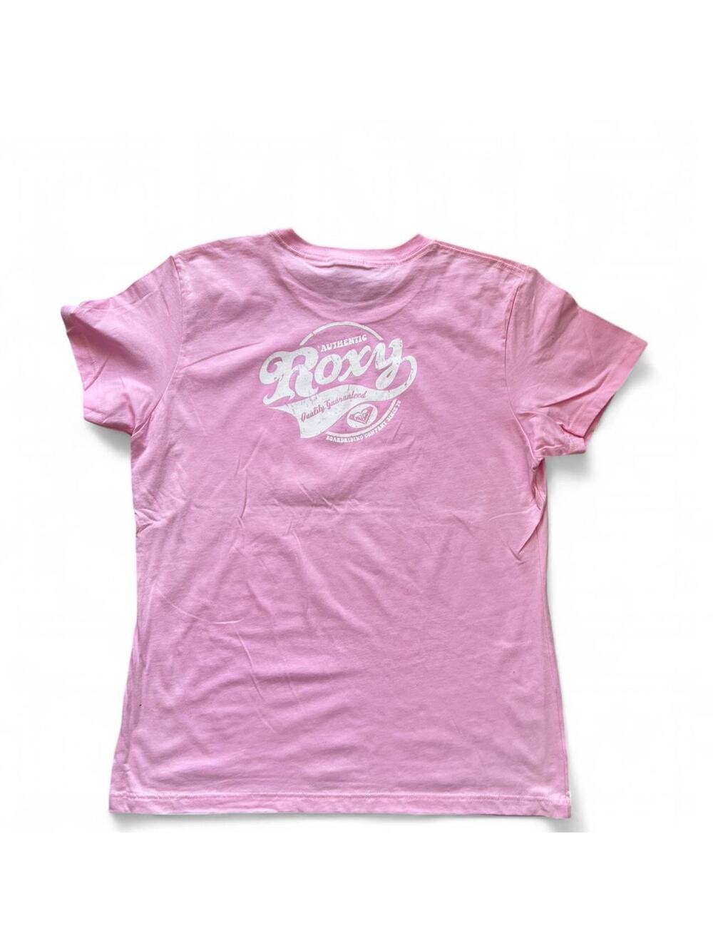 Roxy Pink Logo Vintage T-shirt, X-Large
